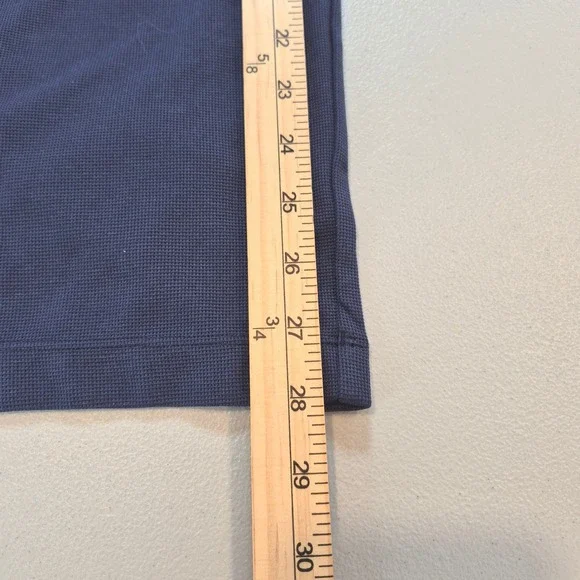 Halara Navy Blue Wide Leg‎ Pleated Athleisure Dress Pants Women's Size S Career - Picture 14 of 15